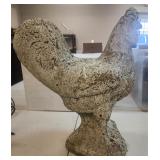VTG Concrete Chicken Yard Decor