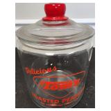 1950s Toms Toasted Peanuts General Sore Jar W Lid