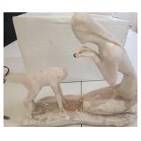 VTG  Austin Productions plaster sculpture Woman W