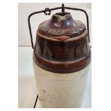 Antique Weir Stoneware Canning Jar W Lid