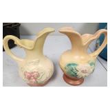 Two VTG Pitchers Hull & Roseville