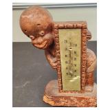 1949 Diaper Dan Thermometer Black Americana
