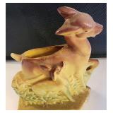 McCoy Deer Planter USA Figural Pottery Vintage
