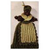 VTG Hand Made Aunt Jemima Afghan Doll