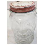 1938 Lucky Joe Coin Bank Nash's Joe Louis Bank Jar