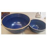 Two Clay City Pottery Bowls Clay City IN.