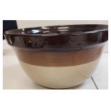 Set of 4 Antique Stoneware Mixing Bowls