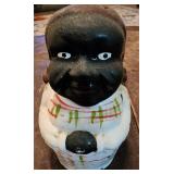 Antique Black Americana Salt Shaker