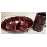 Hull Double Serving Dish & Coffee Mug