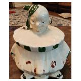 Vintage McCoy Clown Cookie Jar Figural Pottery