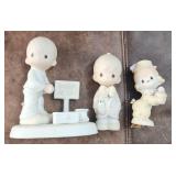Lot Of 3 Early 1980s Precious Moments Figures