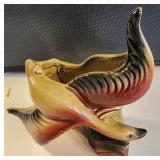 Hull Pottery Flying Ducks Planter 67 USA Vintage
