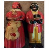 VTG Black Americana Salt & Pepper Shaker Set