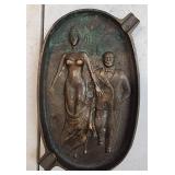 1930s  Novelty Naughty/Risque Double Side Ashtray