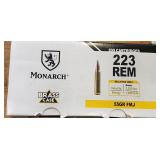 Monarch .223 Remington 55-Grain Brass Ammo 200 Rou