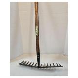 Vintage White Rose Garden Rake