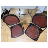 Vintage Metal Folding Chairs