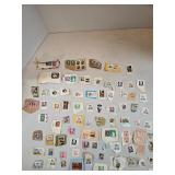 Large Lot Vintage Used Postage Stamps
