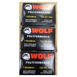 Wolf Polyformance 7.62x39mm Ammo 123 Grain 60 Roun