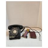 Vintage Rotary Phone, Toy Car & Book