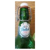 8 Grolsch Swing Top Bottles w Wire Carrier Lot of8