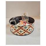 Costume Jewelry in Tin Lot