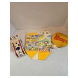 Vintage Fisher Price Toy Parts & Figures Lot
