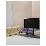 GE Radio & Cassette Tape Lot w/ Case
