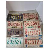 Indiana License Plates Lot (8)