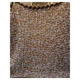 Hand Crocheted Throw Blanket 44x36