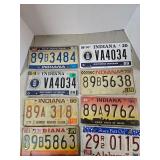 Indiana & Veteran License Plates (8)