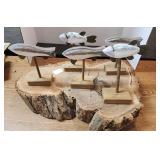 VTG Wooden Fishing Display