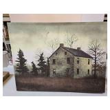 Vintage Country House Canvas Wall Art