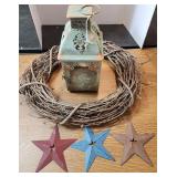 Home Decor Lot Lantern & More