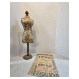 Dress Form & KY Wall Sign Decor