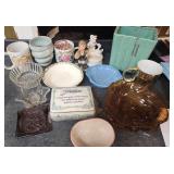 14 PCS Of VTG Ceramics & Glassware