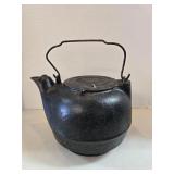 Vintage Cast Iron Tea Kettle