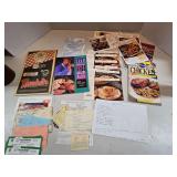 90s recipe books and hand written