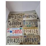 Indiana License Plates & Veteran Plate (8)
