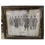 1907 Fashion Gazette Print Framed