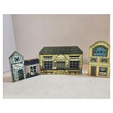 Wooden Western Town Decor Buildings Set
