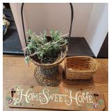 3 PC Decor Lot Longaberger & More