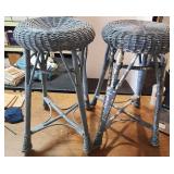 Pair of VTG Wicker Bar Stools
