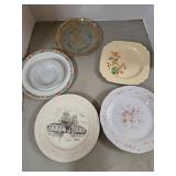 Mixed Vintage Decorative Plates Lot