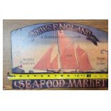 VTG Seafoof Market Sign