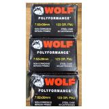 Wolf Polyformance 7.62x39mm Ammo 123 Grain 60 Roun