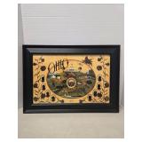 Ohio Folk Art Framed Print Crossroads