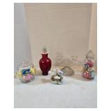 Vintage Glassware & Decor Mixed Lot