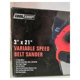 Tool Shop 3x21 Variable Speed Belt Sander