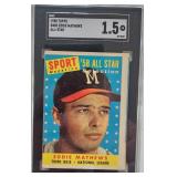 1958 Topps Eddie Matthews #480 SGC 1.5